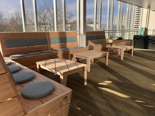 Banquette exterieur douglas boby